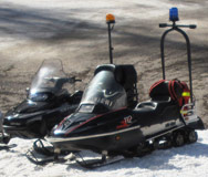 motoslitte dei carabinieri